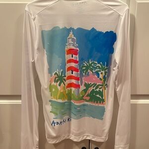 Brand new Hilton Head Island watercolor long Sleeve Tee XS SUNSHIRT